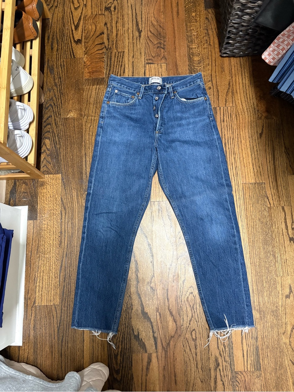 Agolde Jeans with Raw Hem
